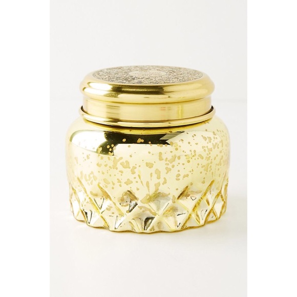 Anthropologie Other - Capri Blue Anthro Volcano Mercury Gold Jar Candle
